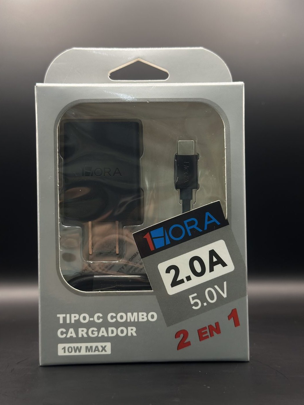 Cargador Tipo-C Combo 2en1 10W